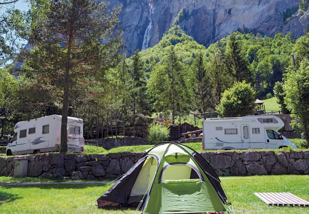 Camping Jungfrau Hotell Lauterbrunnen Eksteriør bilde