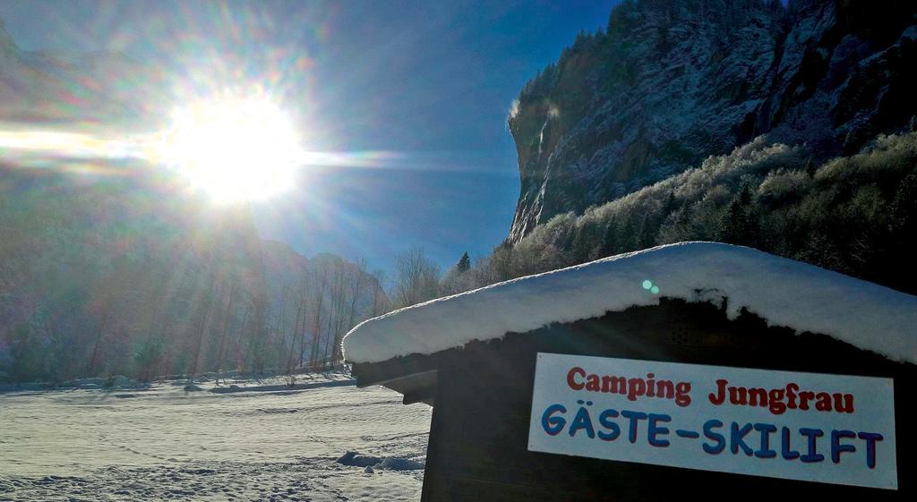Camping Jungfrau Lauterbrunnen Eksteriør bilde