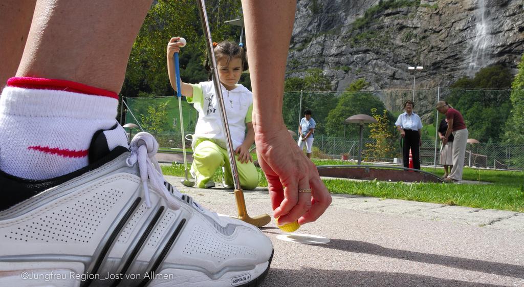 Camping Jungfrau Lauterbrunnen Eksteriør bilde